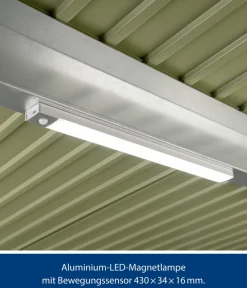Hörmann Zubehör & Ausstattung - Aluminium-LED-Magnetlampe mit Bewegungssensor Silber