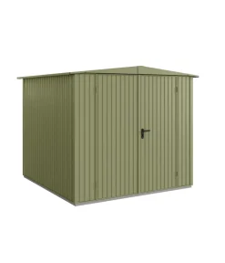 Hörmann Berry-Gerätehaus Classic-S Typ 2, ca. B258,8/H216/T247,7 cm Schilfgrün Sale