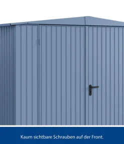 Hörmann Gartenhäuser & Gerätehäuser - Berry-Gerätehaus Classic-S Typ 2, ca. B258,8/H216/T247,7 cm Taubenblau