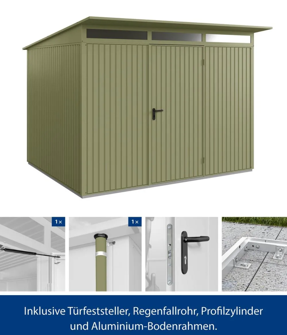 Hörmann Gartenhäuser & Gerätehäuser > Berry-Gerätehaus Classic-P Typ 3, ca. B312,7/H232,3/T283,4 cm