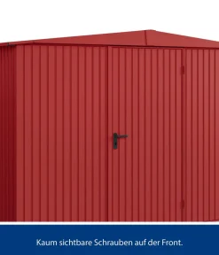 Hörmann Gartenhäuser & Gerätehäuser - Berry-Gerätehaus Classic-S Typ 3, ca. B323,6/H219,4/T247,7 cm Graualuminium