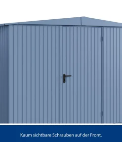 Hörmann Berry-Gerätehaus Classic-S Typ 3, ca. B323,6/H219,4/T247,7 cm Taubenblau