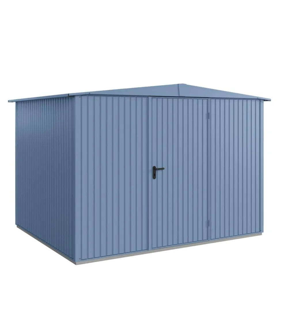 Hörmann Berry-Gerätehaus Classic-S Typ 3, ca. B323,6/H219,4/T247,7 cm Taubenblau