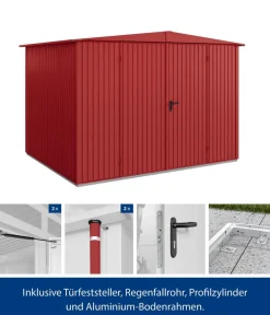 Hörmann Gartenhäuser & Gerätehäuser > Berry-Gerätehaus Classic-S Typ 3, ca. B323,6/H219,4/T247,7 cm