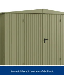 Hörmann Berry-Gerätehaus Classic-S Typ 3, ca. B323,6/H219,4/T247,7 cm Schilfgrün Best