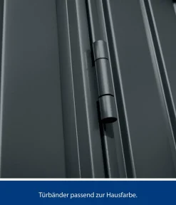 Hörmann Berry-Gerätehaus Classic-S Typ 3, ca. B323,6/H219,4/T247,7 cm Anthrazit Hot