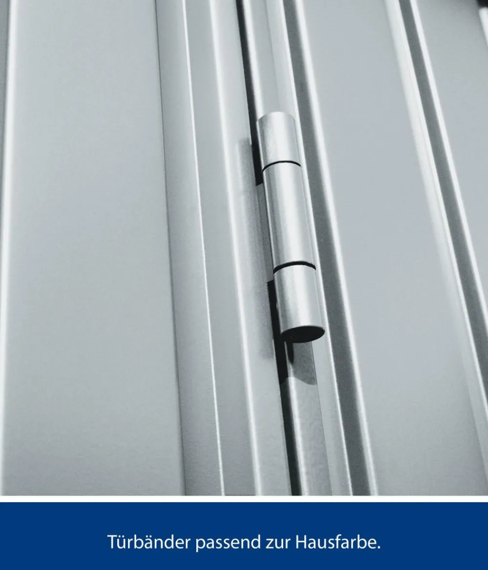 Hörmann Berry-Gerätehaus Classic-P Typ 2, ca. B247,9/H232,3/T283,4 cm Fenstergrau Outlet