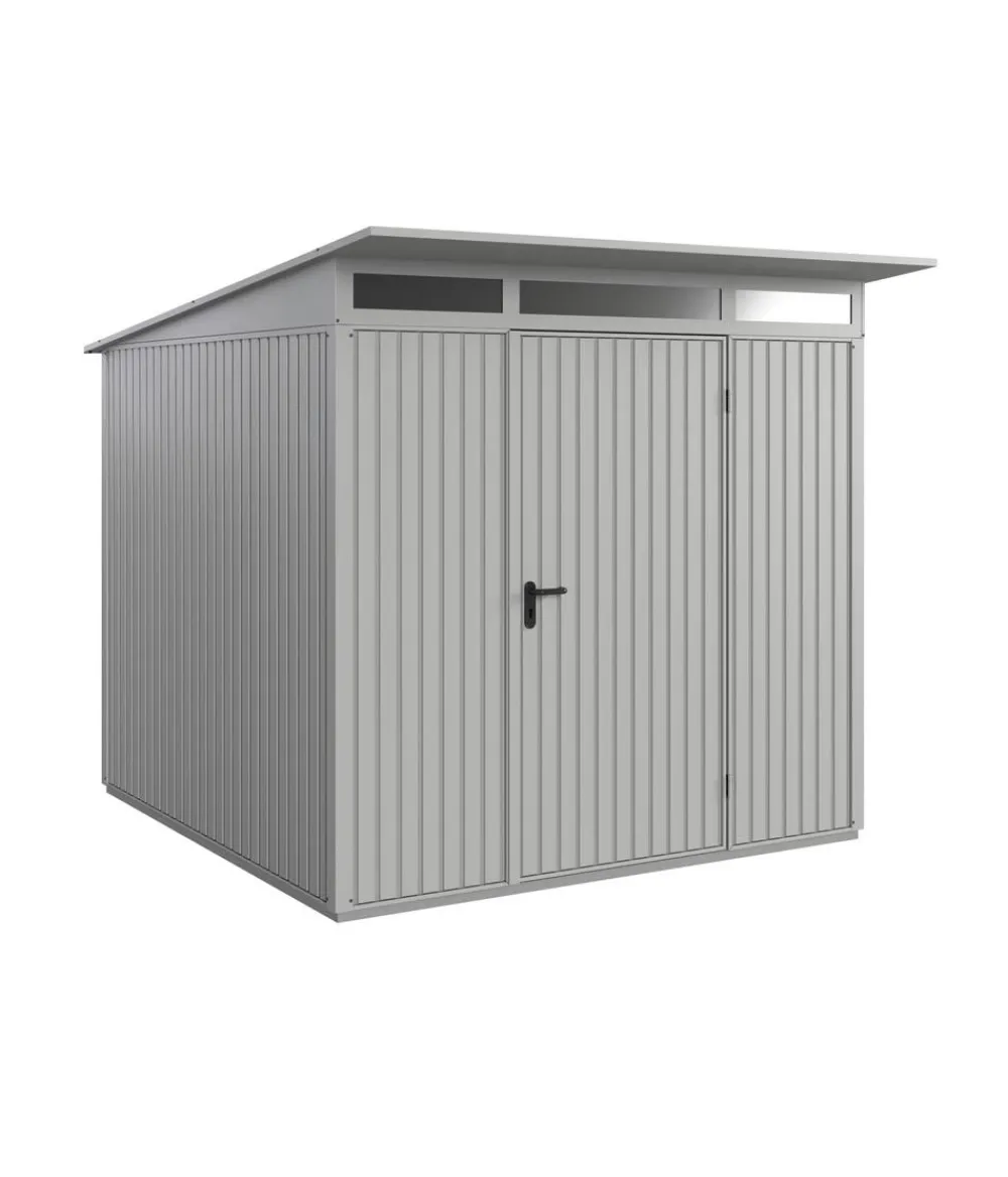 Hörmann Gartenhäuser & Gerätehäuser - Berry-Gerätehaus Classic-P Typ 2, ca. B247,9/H232,3/T283,4 cm Weißaluminium