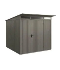 Hörmann Gartenhäuser & Gerätehäuser - Berry-Gerätehaus Classic-P Typ 2, ca. B247,9/H232,3/T283,4 cm Quarzgrau