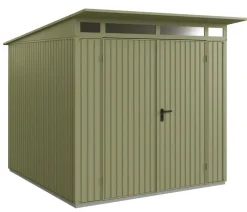 Hörmann Gartenhäuser & Gerätehäuser - Berry-Gerätehaus Classic-P Typ 2, ca. B247,9/H232,3/T283,4 cm Schilfgrün