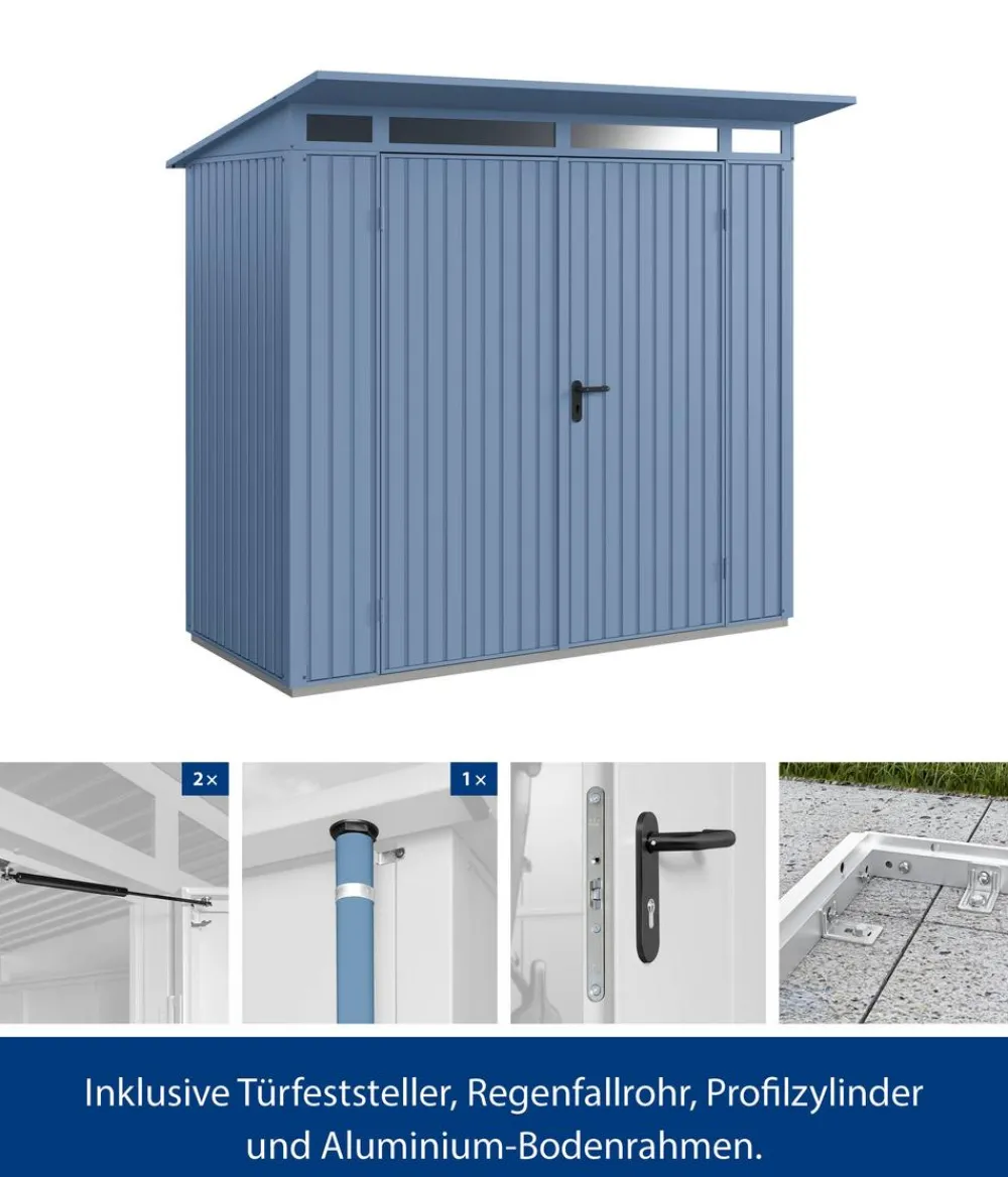 Hörmann Gartenhäuser & Gerätehäuser > Berry-Gerätehaus Classic-P Typ 1, ca. B247,9/H228,6/T153 cm