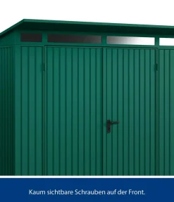 Hörmann Gartenhäuser & Gerätehäuser - Berry-Gerätehaus Classic-P Typ 1, ca. B247,9/H228,6/T153 cm Moosgrün