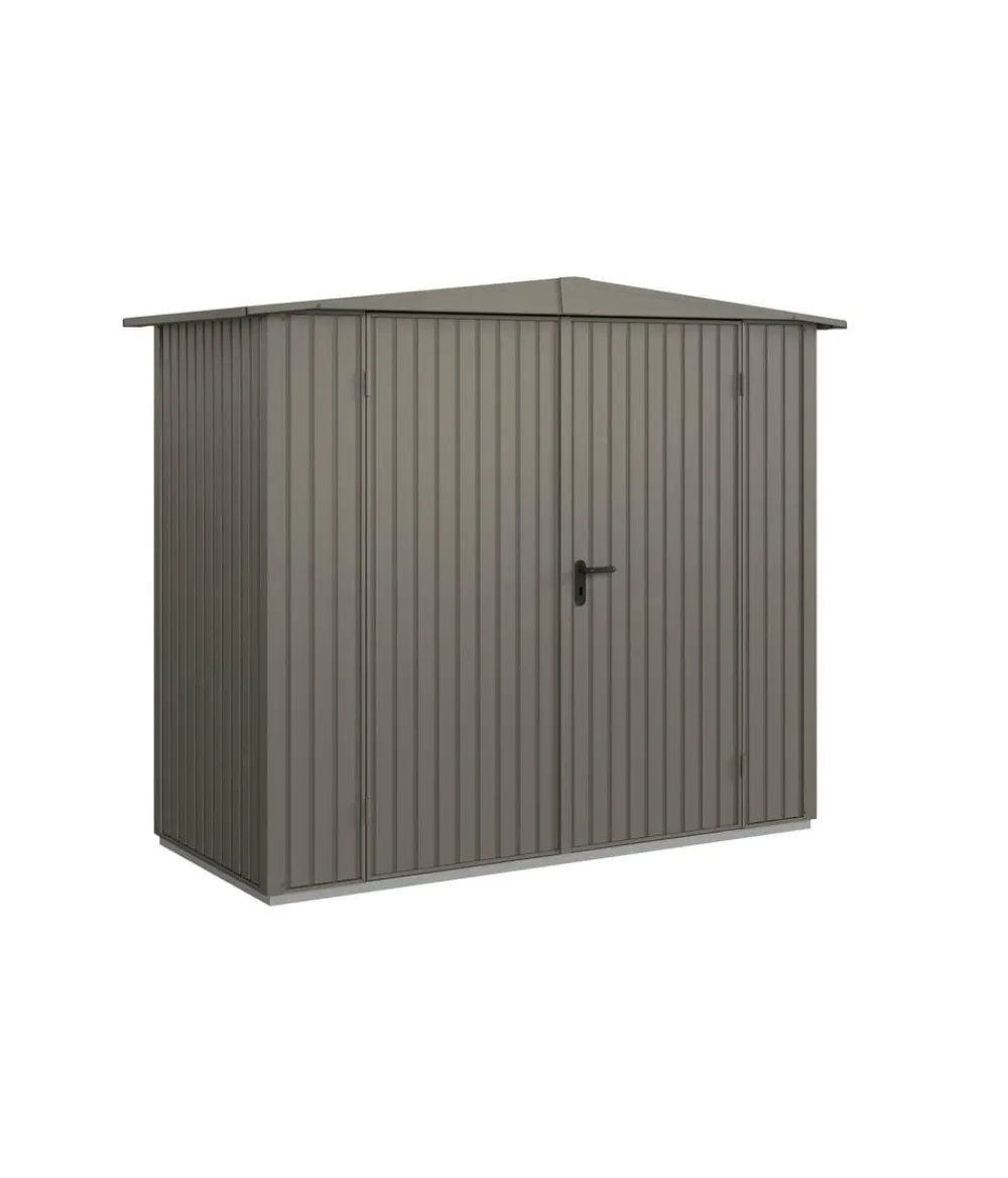 Hörmann Berry-Gerätehaus Classic-S Typ 1, ca. B258,8/H216/T121,3 cm Quarzgrau Clearance