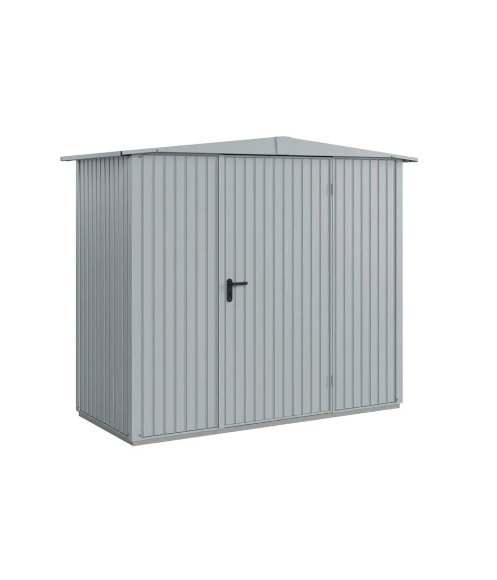 Hörmann Gartenhäuser & Gerätehäuser - Berry-Gerätehaus Classic-S Typ 1, ca. B258,8/H216/T121,3 cm Fenstergrau