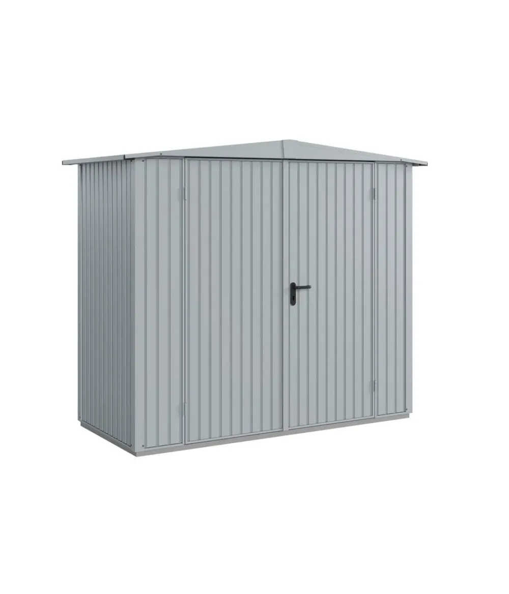 Hörmann Gartenhäuser & Gerätehäuser - Berry-Gerätehaus Classic-S Typ 1, ca. B258,8/H216/T121,3 cm Fenstergrau