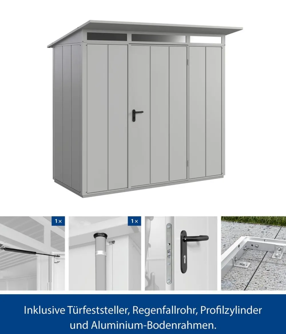 Hörmann Gartenhäuser & Gerätehäuser > Berry-Gerätehaus Modern-P Typ 1, ca. B247,9/H228,6/T153 cm