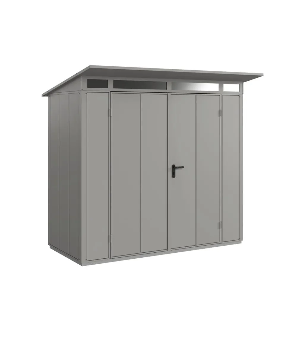Hörmann Gartenhäuser & Gerätehäuser - Berry-Gerätehaus Modern-P Typ 1, ca. B247,9/H228,6/T153 cm Graualuminium