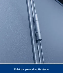 Hörmann Berry-Gerätehaus Modern-S Typ 3, ca. B323,6/H219,4/T247,7 cm Taubenblau Best