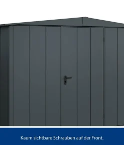 Hörmann Berry-Gerätehaus Modern-S Typ 3, ca. B323,6/H219,4/T247,7 cm Anthrazit Clearance
