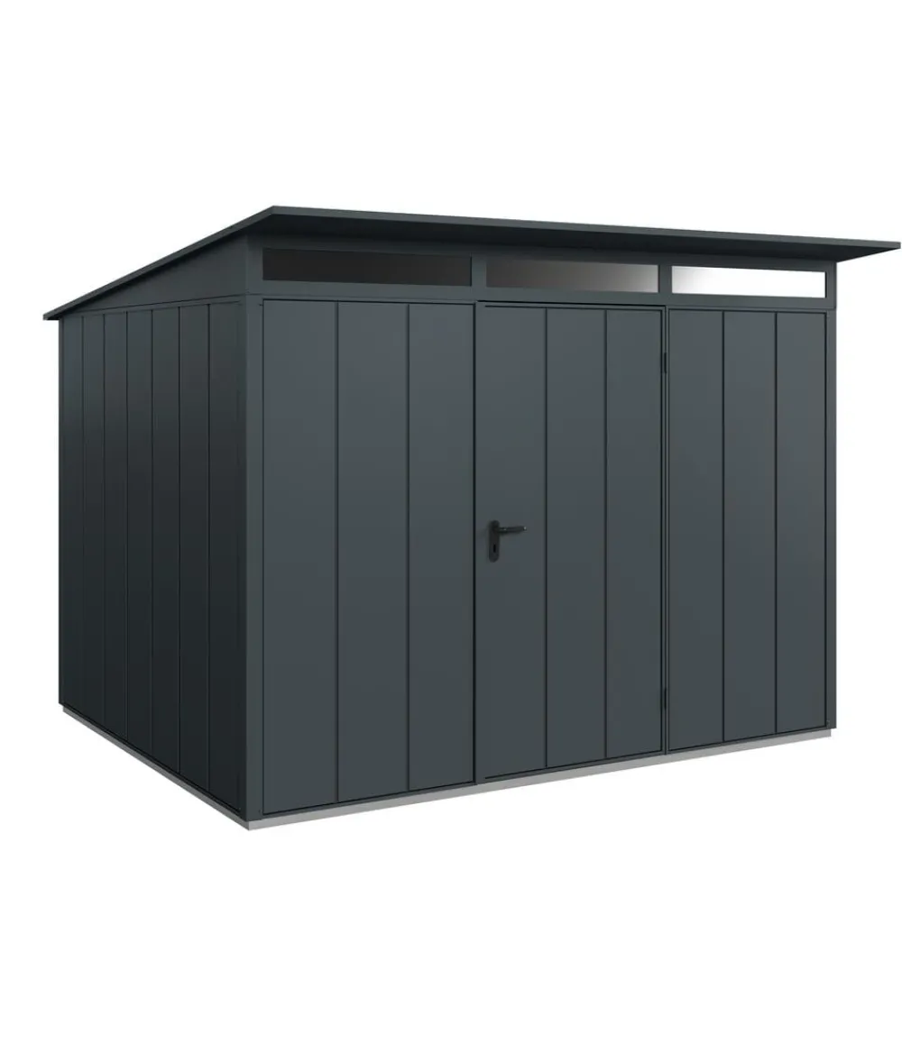 Hörmann Berry-Gerätehaus Modern-P Typ 3, ca. B312,7/H232,3/T283,4 cm Anthrazit Hot
