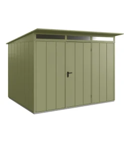 Hörmann Berry-Gerätehaus Modern-P Typ 3, ca. B312,7/H232,3/T283,4 cm Schilfgrün Hot