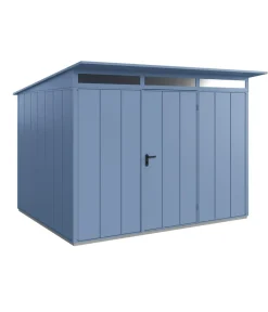 Hörmann Gartenhäuser & Gerätehäuser - Berry-Gerätehaus Modern-P Typ 3, ca. B312,7/H232,3/T283,4 cm Taubenblau