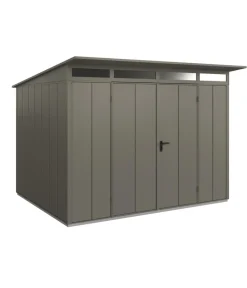 Hörmann Gartenhäuser & Gerätehäuser - Berry-Gerätehaus Modern-P Typ 3, ca. B312,7/H232,3/T283,4 cm Quarzgrau