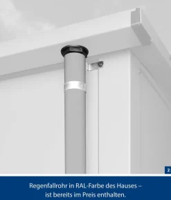 Hörmann Gartenhäuser & Gerätehäuser > Berry-Gerätehaus Modern-S Typ 2, ca. B258,8/H216/T247,7 cm