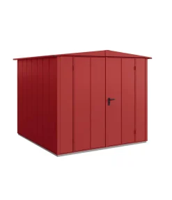 Hörmann Berry-Gerätehaus Modern-S Typ 2, ca. B258,8/H216/T247,7 cm Purpurrot New