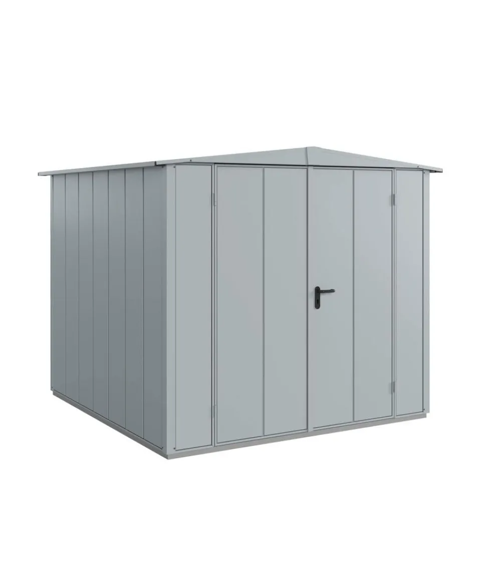 Hörmann Gartenhäuser & Gerätehäuser - Berry-Gerätehaus Modern-S Typ 2, ca. B258,8/H216/T247,7 cm Quarzgrau