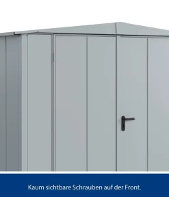 Hörmann Gartenhäuser & Gerätehäuser - Berry-Gerätehaus Modern-S Typ 2, ca. B258,8/H216/T247,7 cm Quarzgrau