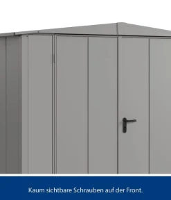 Hörmann Berry-Gerätehaus Modern-S Typ 2, ca. B258,8/H216/T247,7 cm Graualuminium Discount