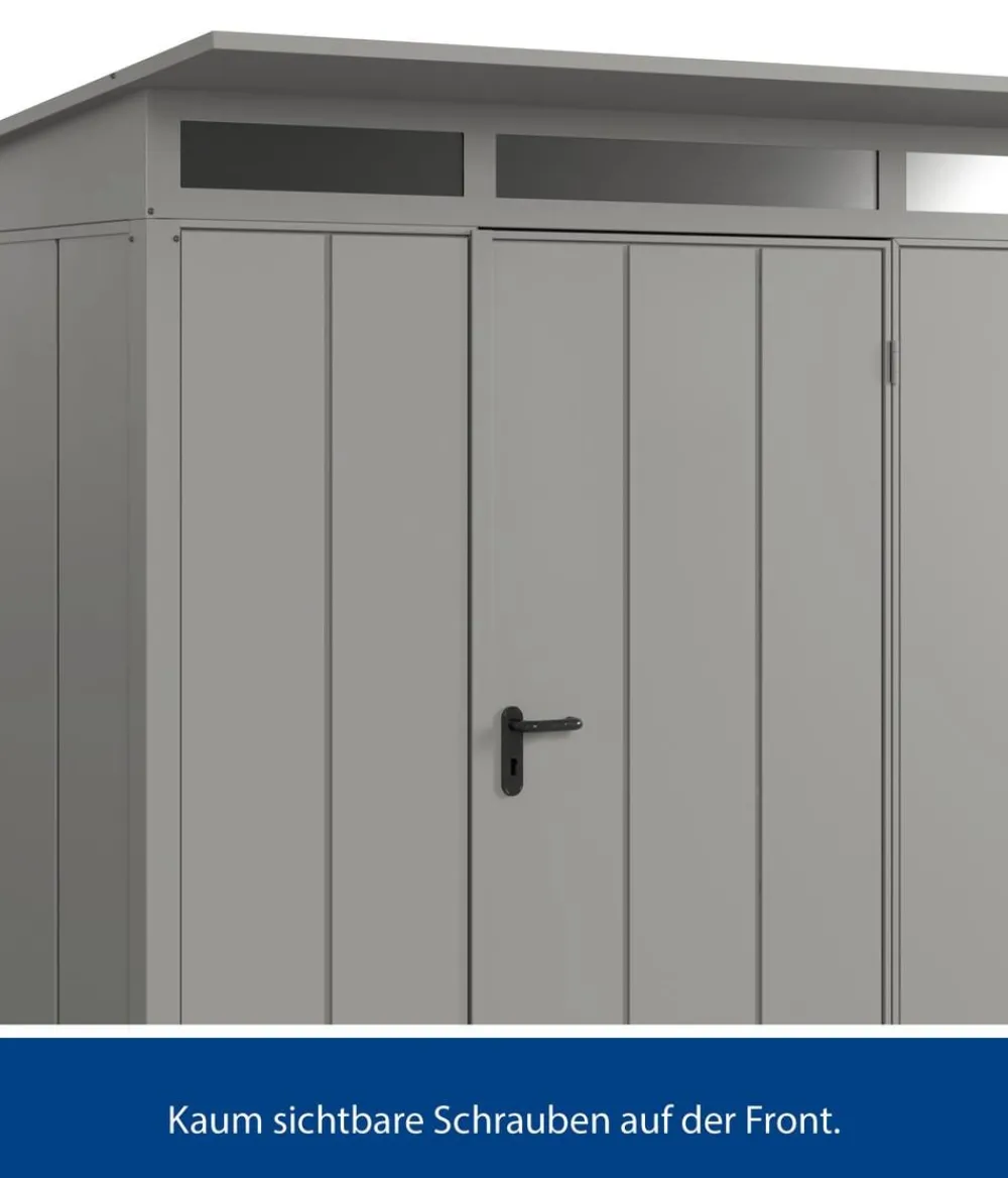 Hörmann Gartenhäuser & Gerätehäuser > Berry-Gerätehaus Modern-P Typ 2, ca. B247,9/H232,3/T283,4 cm