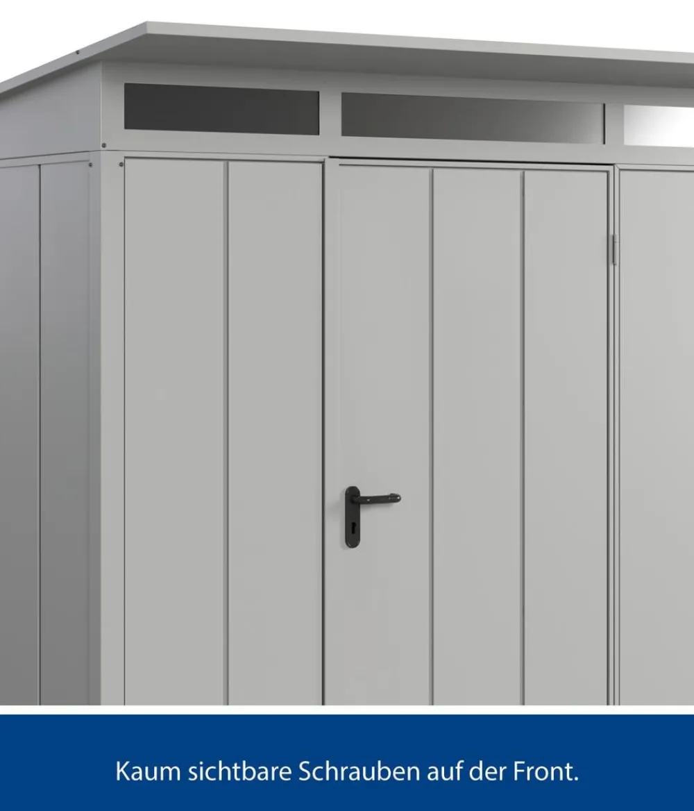 Hörmann Gartenhäuser & Gerätehäuser > Berry-Gerätehaus Modern-P Typ 2, ca. B247,9/H232,3/T283,4 cm
