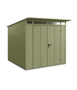 Hörmann Gartenhäuser & Gerätehäuser - Berry-Gerätehaus Modern-P Typ 2, ca. B247,9/H232,3/T283,4 cm Quarzgrau