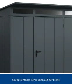 Hörmann Gartenhäuser & Gerätehäuser > Berry-Gerätehaus Modern-P Typ 2, ca. B247,9/H232,3/T283,4 cm
