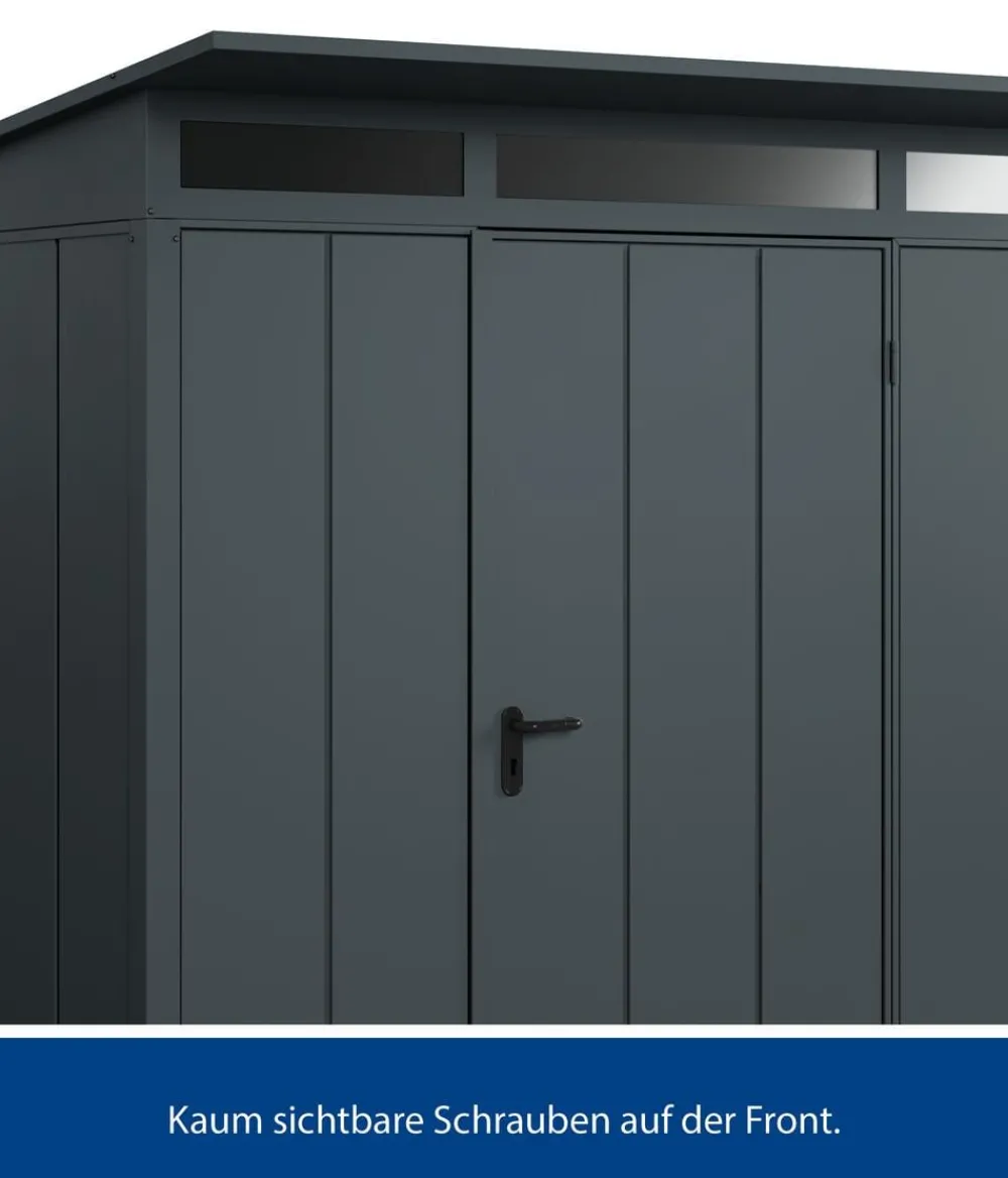 Hörmann Gartenhäuser & Gerätehäuser > Berry-Gerätehaus Modern-P Typ 2, ca. B247,9/H232,3/T283,4 cm
