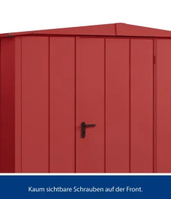 Hörmann Berry-Gerätehaus Modern-S Typ 1, ca. B258,8/H216/T121,3 cm Purpurrot Sale