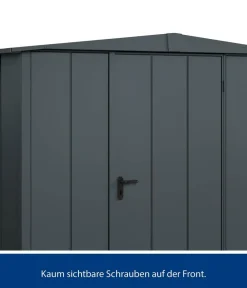 Hörmann Berry-Gerätehaus Modern-S Typ 1, ca. B258,8/H216/T121,3 cm Anthrazit Outlet