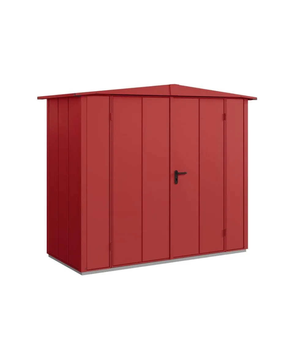 Hörmann Gartenhäuser & Gerätehäuser - Berry-Gerätehaus Modern-S Typ 1, ca. B258,8/H216/T121,3 cm Graualuminium