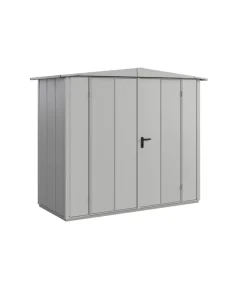 Hörmann Gartenhäuser & Gerätehäuser - Berry-Gerätehaus Modern-S Typ 1, ca. B258,8/H216/T121,3 cm Weißaluminium