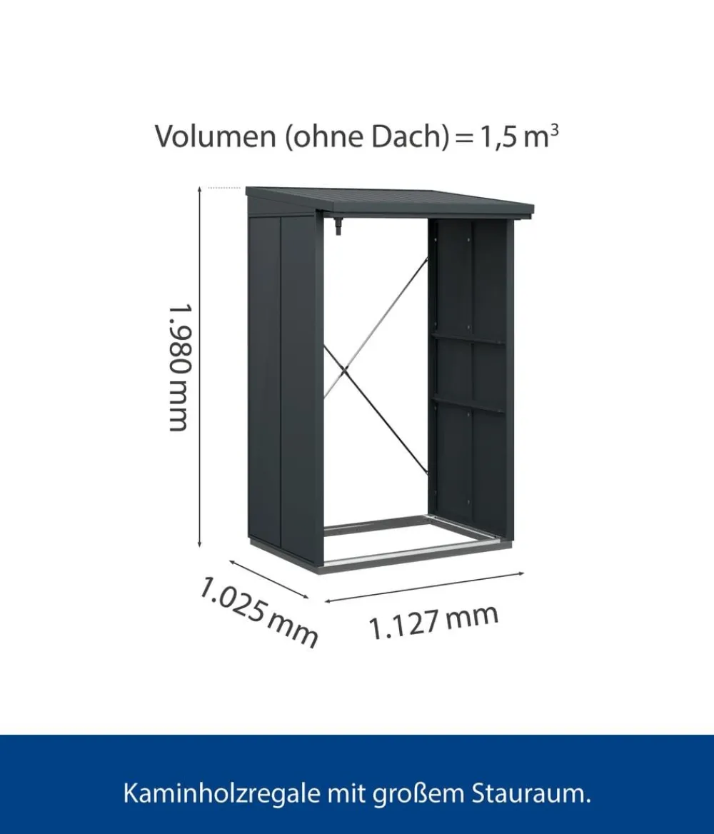 Hörmann Kaminholzregale > Berry-Kaminholzregal Modern