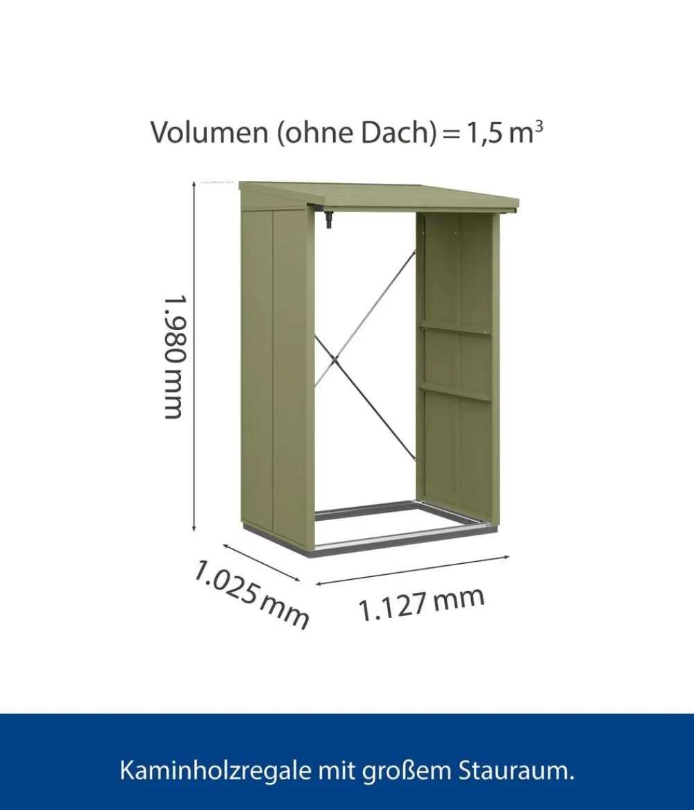 Hörmann Kaminholzregale > Berry-Kaminholzregal Modern
