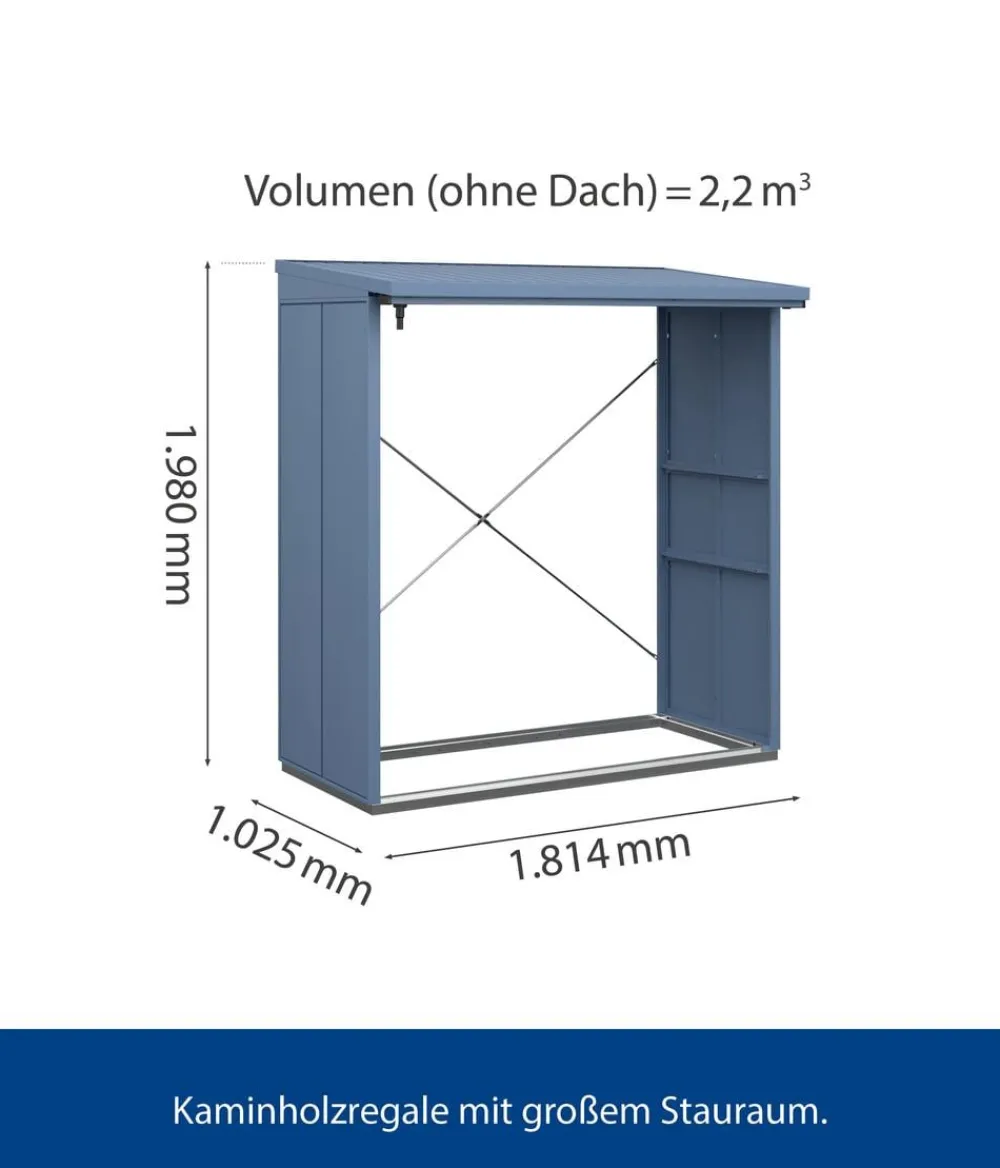 Hörmann Kaminholzregale > Berry-Kaminholzregal Modern