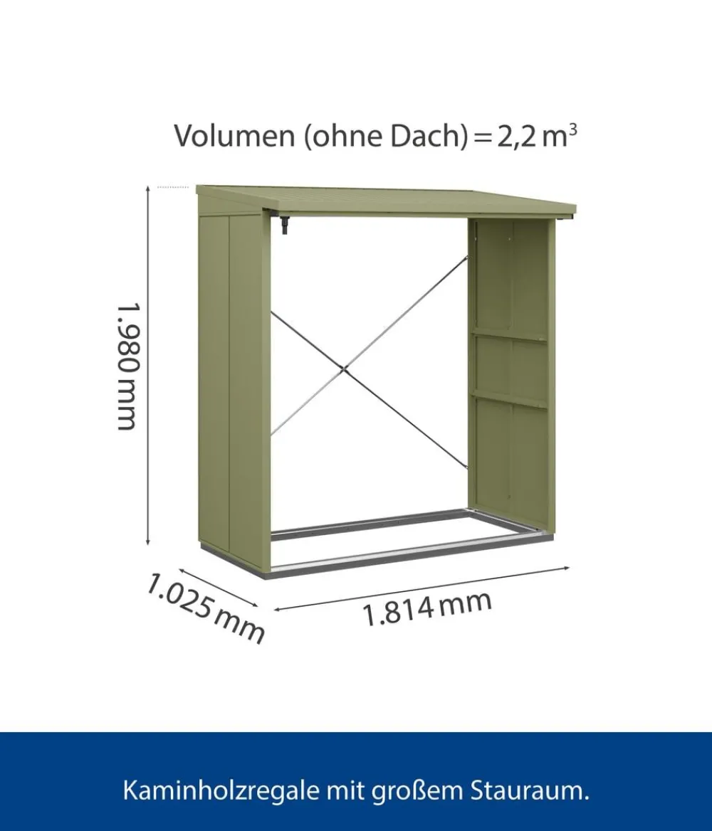 Hörmann Kaminholzregale > Berry-Kaminholzregal Modern