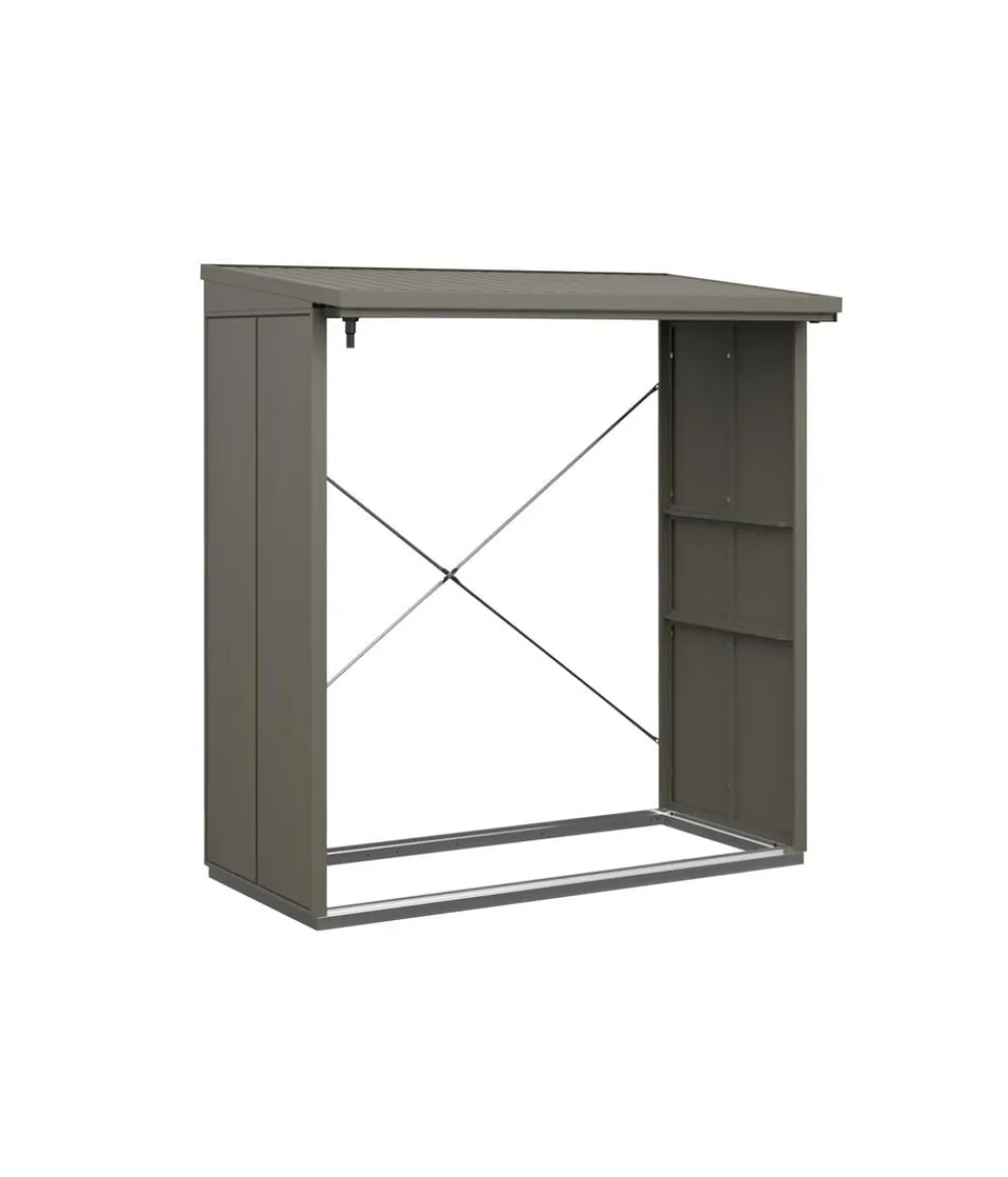 Hörmann Berry-Kaminholzregal Modern Quarzgrau Outlet