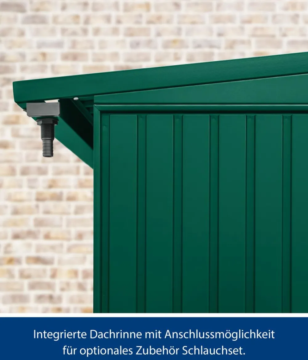 Hörmann Berry-Kaminholzregal Classic Moosgrün Sale