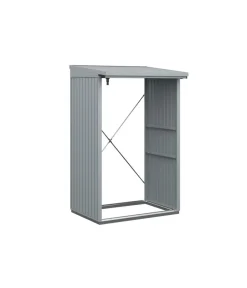 Hörmann Berry-Kaminholzregal Classic Fenstergrau Clearance