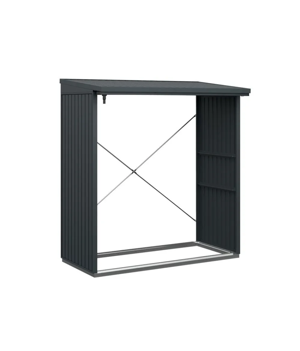 Hörmann Berry-Kaminholzregal Classic Anthrazit Discount