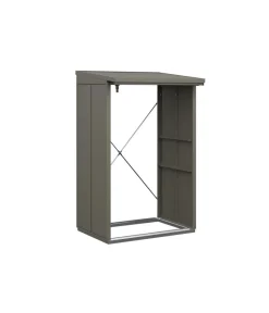 Hörmann Kaminholzregale - Berry-Kaminholzregal Modern Quarzgrau